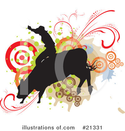 Royalty-Free (RF) Rodeo Clipart Illustration by Paulo Resende - Stock Sample #21331