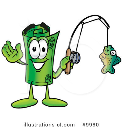Rolled Money Clipart #9960 by Mascot Junction