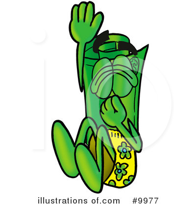 Royalty-Free (RF) Rolled Money Clipart Illustration by Mascot Junction - Stock Sample #9977