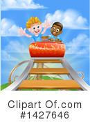Roller Coaster Clipart #1427646 by AtStockIllustration