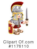 Roman Soldier Clipart #1176110 by AtStockIllustration