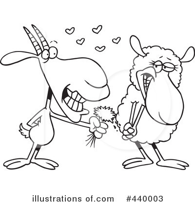 Royalty-Free (RF) Romance Clipart Illustration by toonaday - Stock Sample #440003