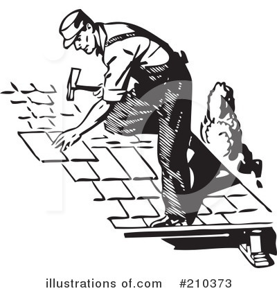 Royalty-Free (RF) Roofing Clipart Illustration by BestVector - Stock Sample #210373