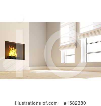 Fireplace Clipart #1582380 by KJ Pargeter
