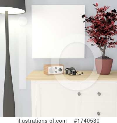 Royalty-Free (RF) Room Clipart Illustration by KJ Pargeter - Stock Sample #1740530