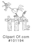 Rooster Clipart #101194 by Hit Toon