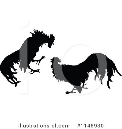 Roosters Clipart #1146930 by Prawny Vintage
