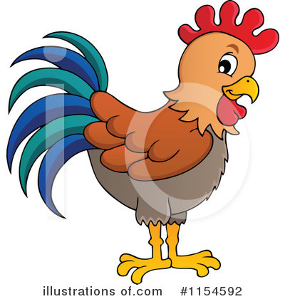 Rooster Clipart #1154592 by visekart