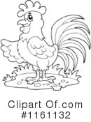 Rooster Clipart #1161132 by visekart