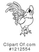 Rooster Clipart #1212554 by AtStockIllustration