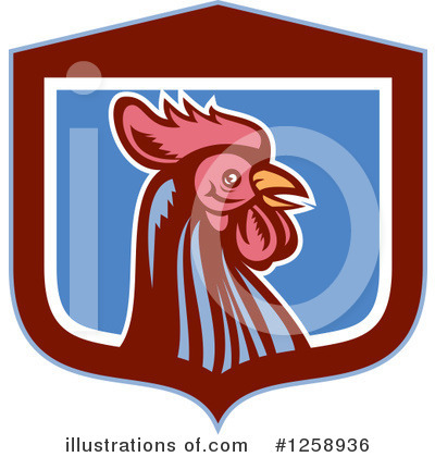 Rooster Clipart #1258936 by patrimonio