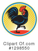 Rooster Clipart #1298550 by patrimonio