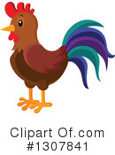 Rooster Clipart #1307841 by visekart