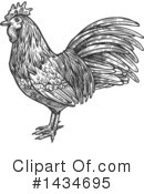 Rooster Clipart #1434695 by Vector Tradition SM
