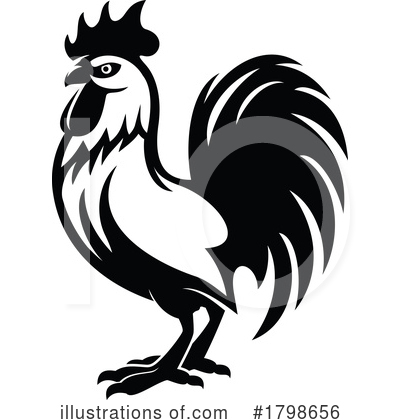 Royalty-Free (RF) Rooster Clipart Illustration by Vector Tradition SM - Stock Sample #1798656
