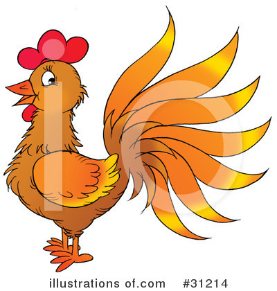 Rooster Clipart #31214 by Alex Bannykh