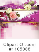Rose Background Clipart #1105088 by merlinul