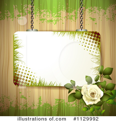 Royalty-Free (RF) Rose Background Clipart Illustration by merlinul - Stock Sample #1129992