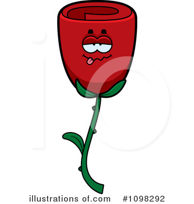 Royalty-Free (RF) Rose Clipart Illustration by Cory Thoman - Stock Sample #1098292