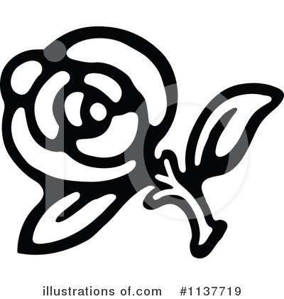 Royalty-Free (RF) Rose Clipart Illustration by Prawny Vintage - Stock Sample #1137719