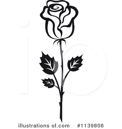 Rose Clipart #1139806 by Vector Tradition SM