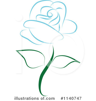 Royalty-Free (RF) Rose Clipart Illustration by Vitmary Rodriguez - Stock Sample #1140747