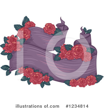 Royalty-Free (RF) Rose Clipart Illustration by BNP Design Studio - Stock Sample #1234814