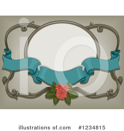 Royalty-Free (RF) Rose Clipart Illustration by BNP Design Studio - Stock Sample #1234815