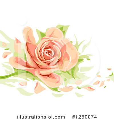 Royalty-Free (RF) Rose Clipart Illustration by BNP Design Studio - Stock Sample #1260074