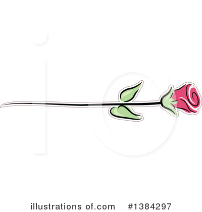 Royalty-Free (RF) Rose Clipart Illustration by BNP Design Studio - Stock Sample #1384297