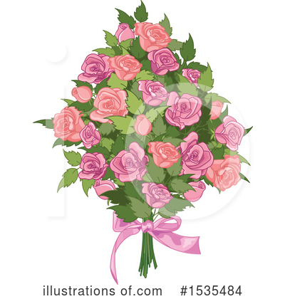 Bouquet Clipart #1535484 by Pushkin