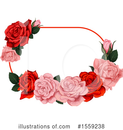 Royalty-Free (RF) Rose Clipart Illustration by Vector Tradition SM - Stock Sample #1559238