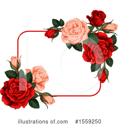 Royalty-Free (RF) Rose Clipart Illustration by Vector Tradition SM - Stock Sample #1559250