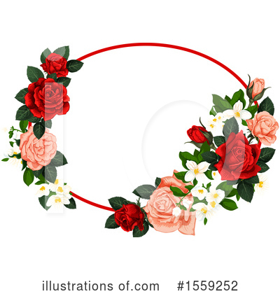 Royalty-Free (RF) Rose Clipart Illustration by Vector Tradition SM - Stock Sample #1559252