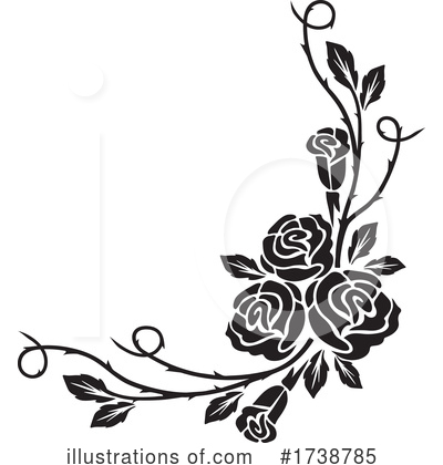 Floral Border Clipart #1738785 by Vector Tradition SM