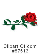 Rose Clipart #87613 by Pams Clipart