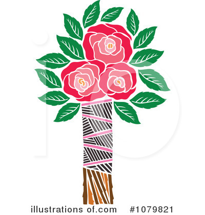Royalty-Free (RF) Roses Clipart Illustration by Cherie Reve - Stock Sample #1079821