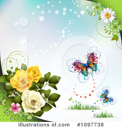 Flowers Clipart #1097738 by merlinul