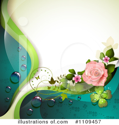 Royalty-Free (RF) Roses Clipart Illustration by merlinul - Stock Sample #1109457
