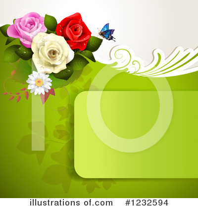 Royalty-Free (RF) Roses Clipart Illustration by merlinul - Stock Sample #1232594
