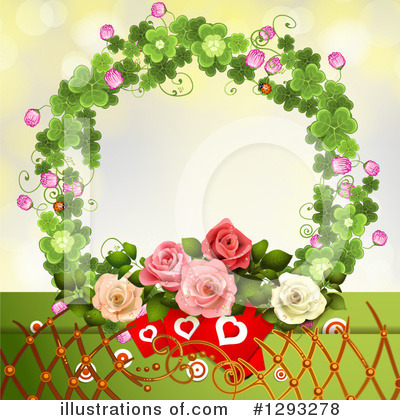 Royalty-Free (RF) Roses Clipart Illustration by merlinul - Stock Sample #1293278