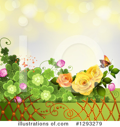 Royalty-Free (RF) Roses Clipart Illustration by merlinul - Stock Sample #1293279