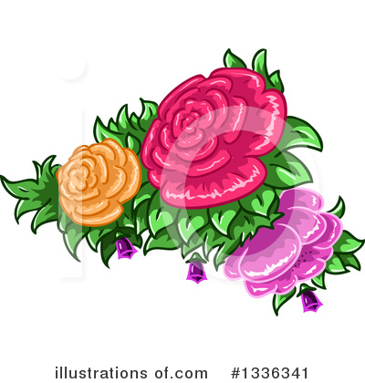 Royalty-Free (RF) Roses Clipart Illustration by Liron Peer - Stock Sample #1336341
