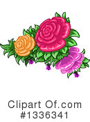 Roses Clipart #1336341 by Liron Peer