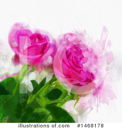 Royalty-Free (RF) Roses Clipart Illustration by KJ Pargeter - Stock Sample #1468178