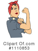 Rosie The Riveter Clipart #1110853 by djart