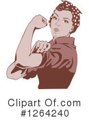 Rosie The Riveter Clipart #1264240 by Dennis Holmes Designs