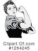 Rosie The Riveter Clipart #1264245 by Dennis Holmes Designs
