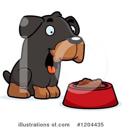 Royalty-Free (RF) Rottweiler Clipart Illustration by Cory Thoman - Stock Sample #1204435