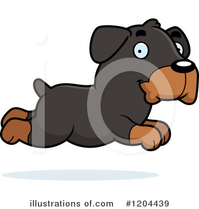 Royalty-Free (RF) Rottweiler Clipart Illustration by Cory Thoman - Stock Sample #1204439